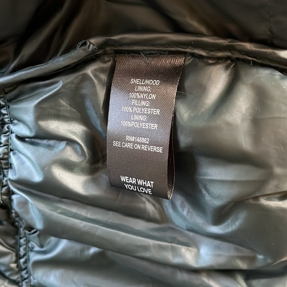 Torrid Lightweight Nylon Hooded Puffer Jacket Green Size 3 - Picture 17 of 17